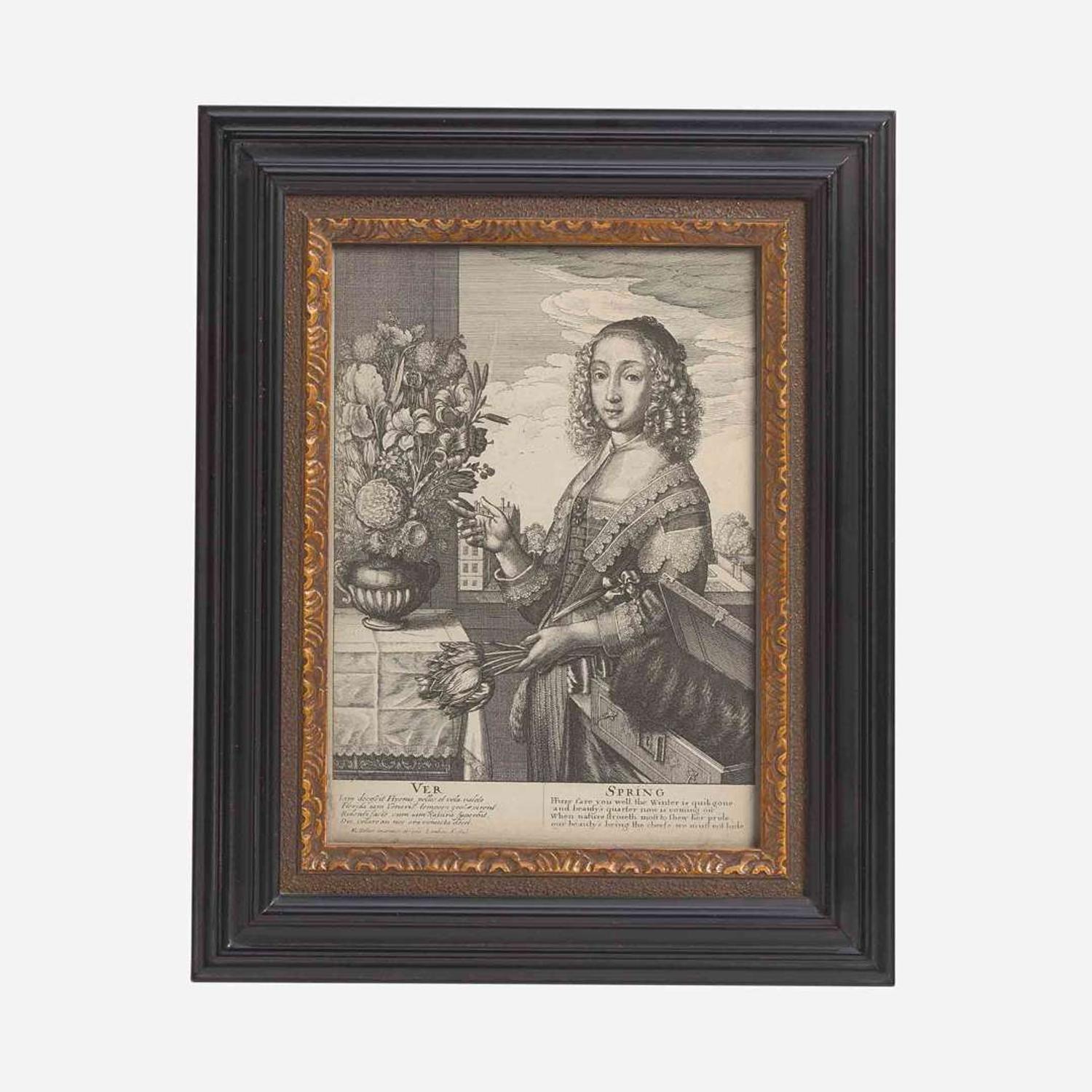 Wenceslaus Hollar (Czech, 1607-1677) The Four Seasons, dated "1641"