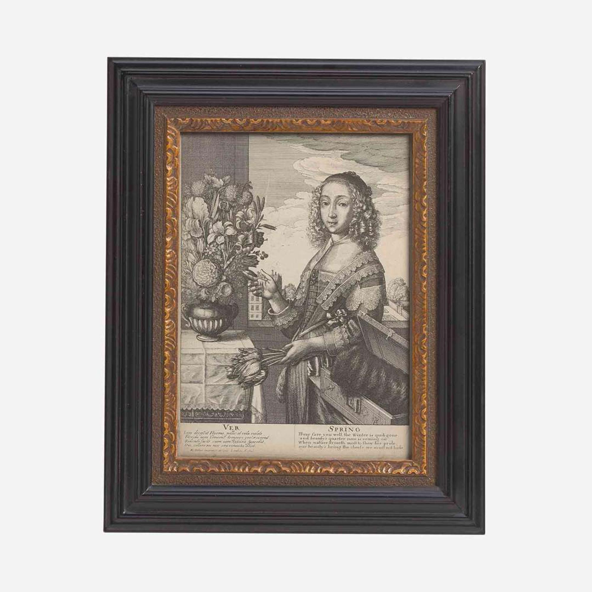 Wenceslaus Hollar (Czech, 1607-1677) The Four Seasons, dated "1641"