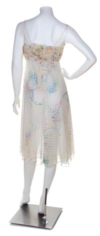 A Koos Multicolor Silk Layered Sleeveless Dress, Size 10.