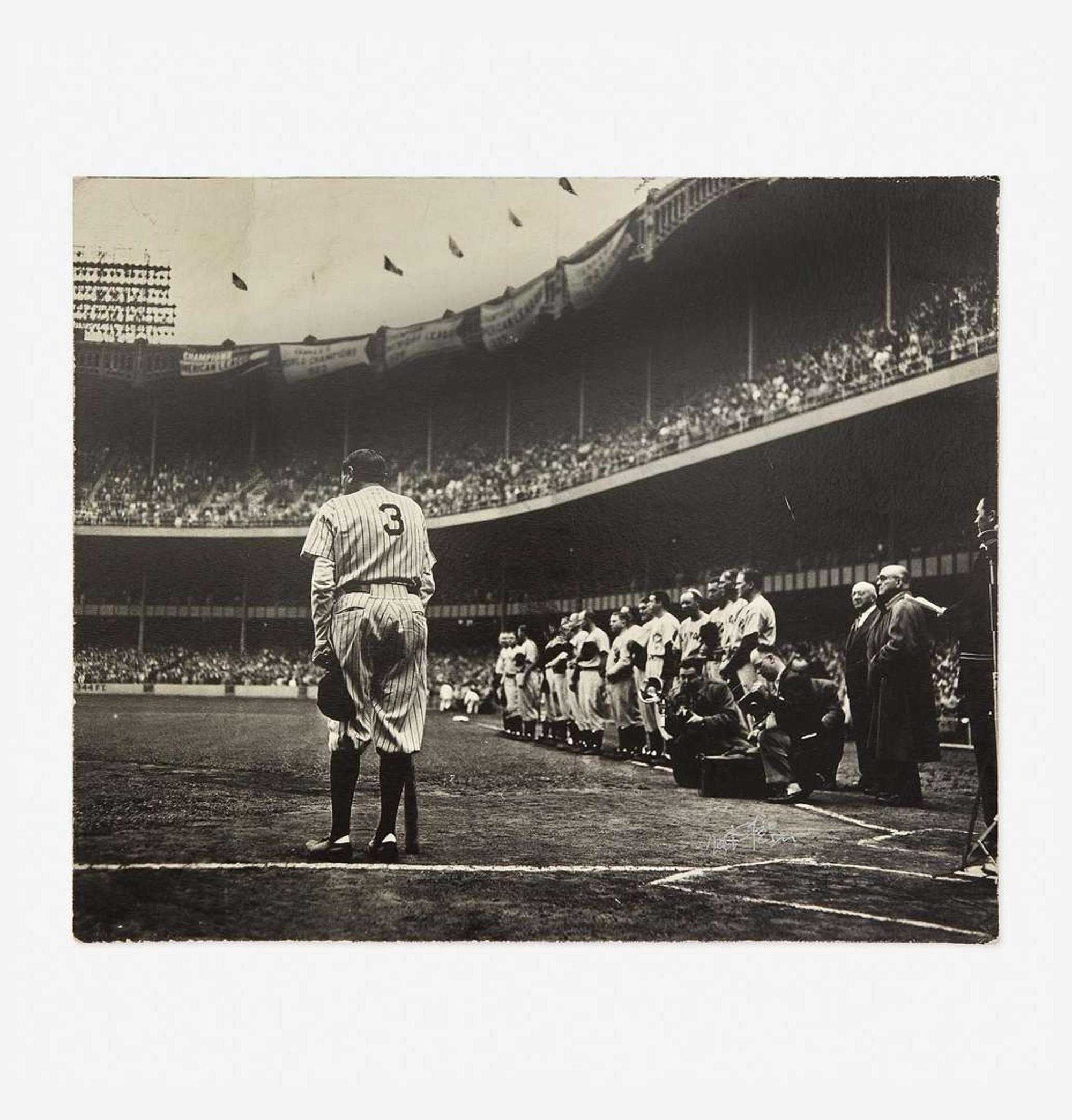 [Baseball] [Ruth, Babe] Fein, Nat Babe Bows Out