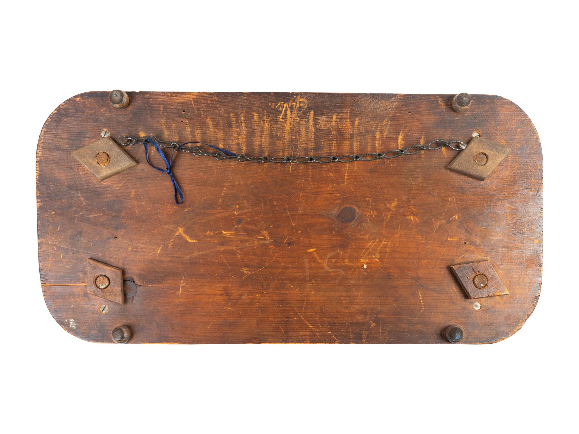 A Victorian Glass Beaded and Walnut Tea Tray — 19TH CENTURY
