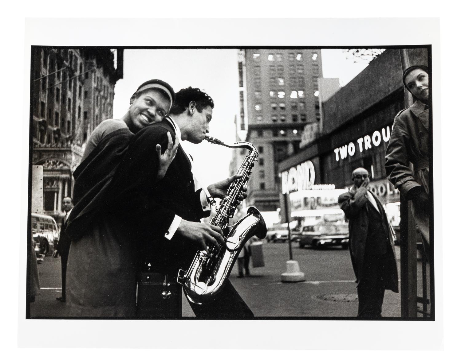 William Claxton (1927-2008) Times Square, NYC, 1960