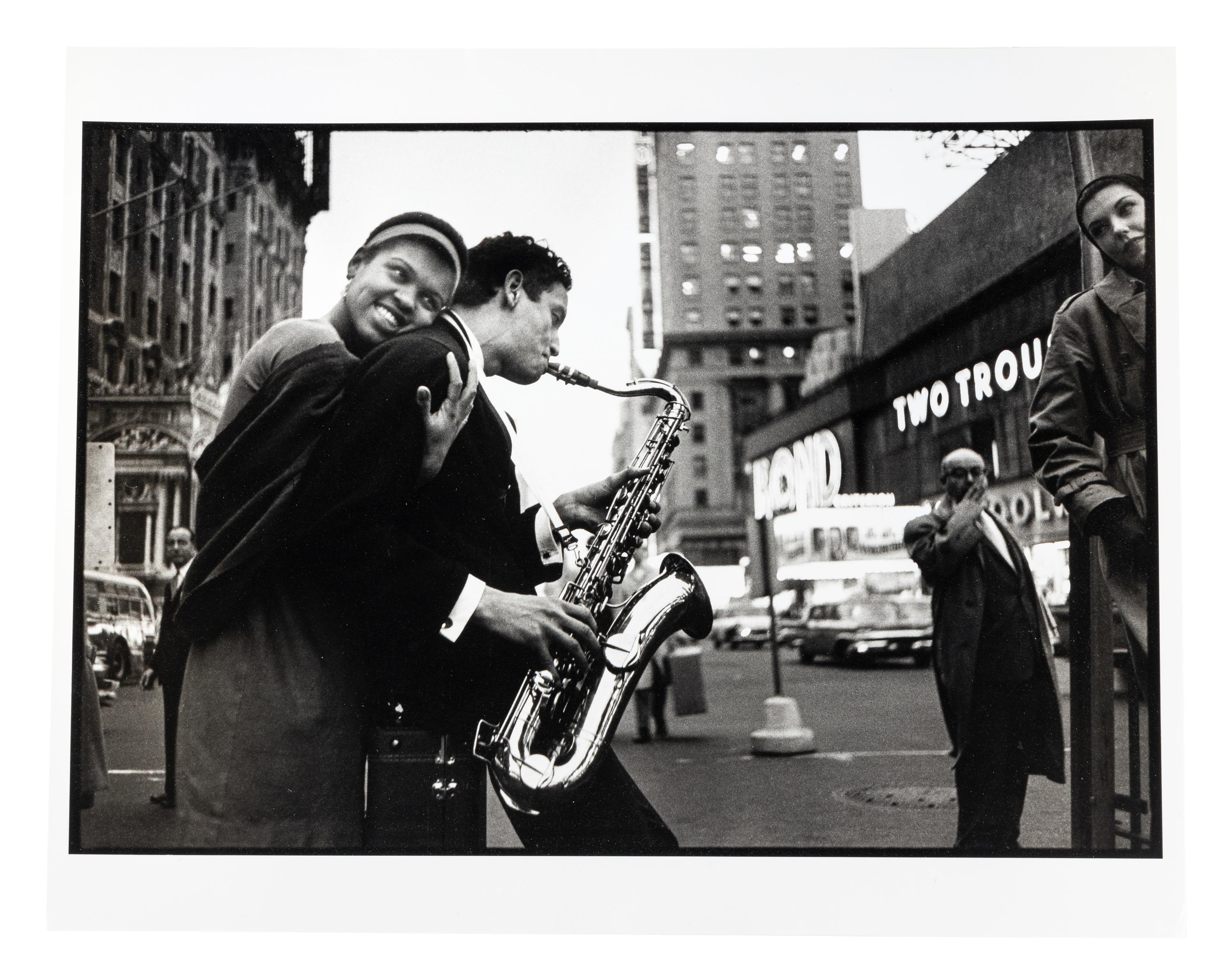 William Claxton (1927-2008) Times Square, NYC, 1960