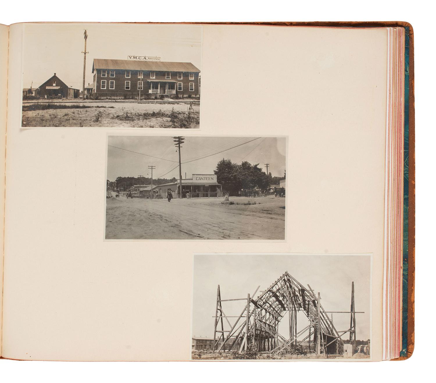 [WORLD WAR I]. Camp Knox News Souvenir Book belonging to Major William Radcliffe, Commander of the Army Quartermaster Corps at Camp Knox, KY. Ca 1919.