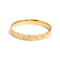 YELLOW GOLD NOAH'S ARC BANGLE