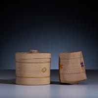 Attu Lidded Rattle Top Basket