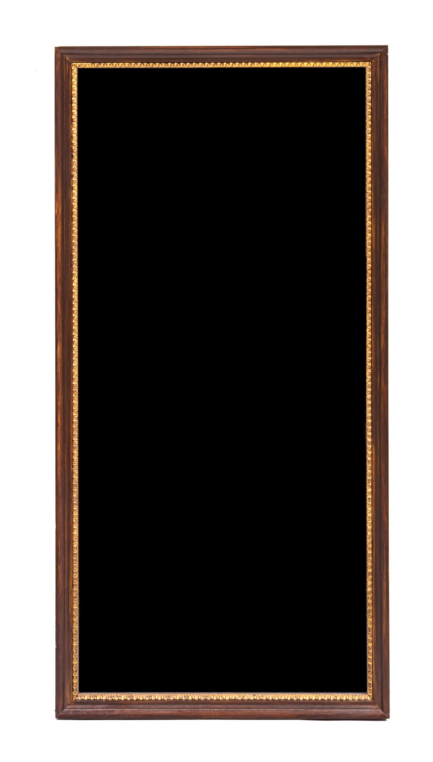 A Rectangular Mirror Height 16 x width 32 inches.