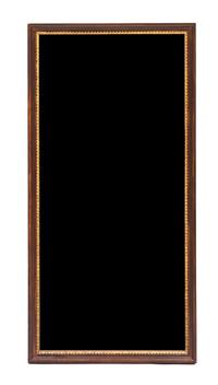 A Rectangular Mirror Height 16 x width 32 inches.