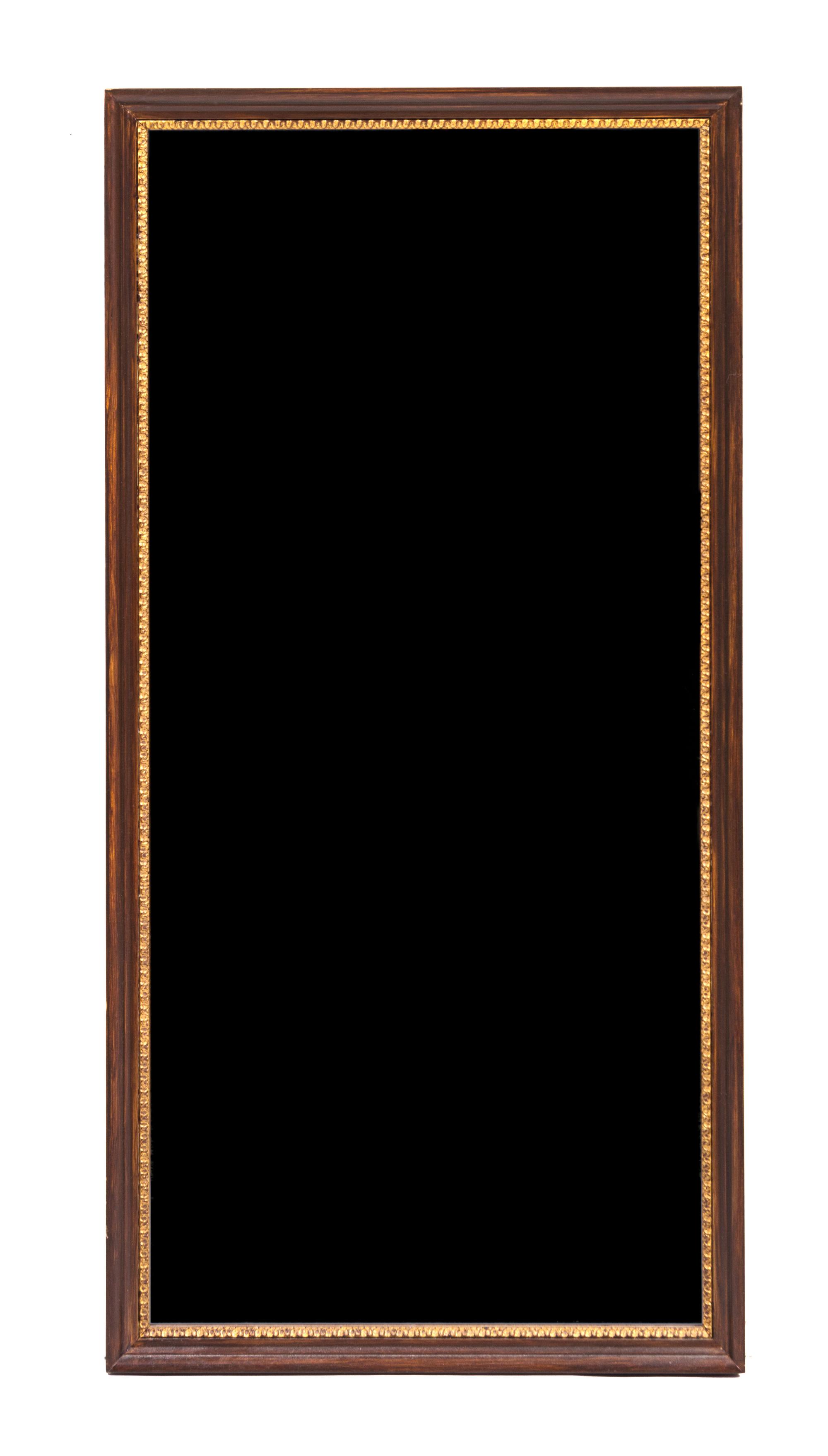 A Rectangular Mirror Height 16 x width 32 inches.