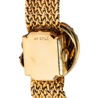 HEIRLOOM, RETRO, YELLOW GOLD AND DIAMOND SURPRISE WATCH