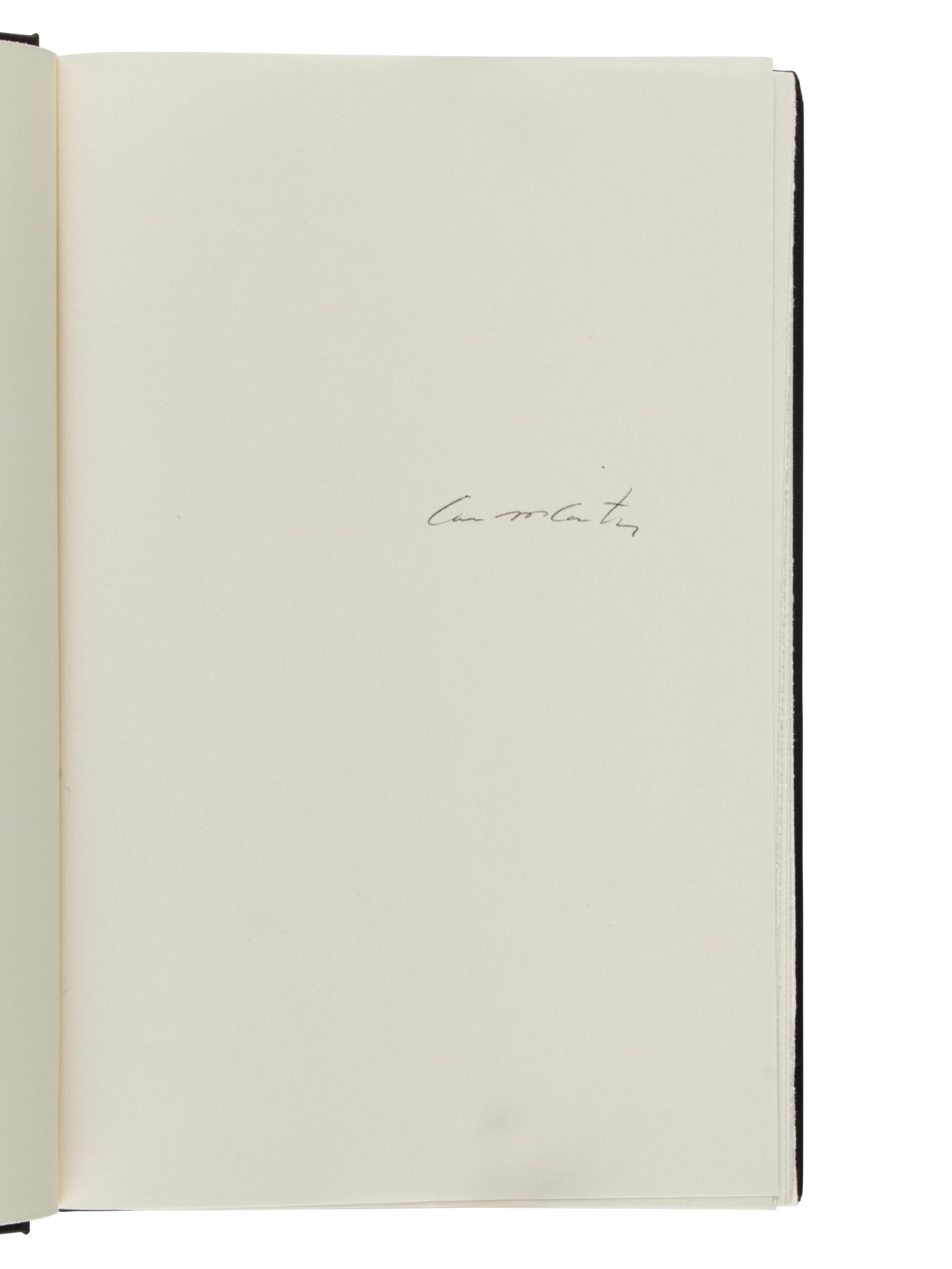 McCARTHY, Cormac (1933-2023). No Country for Old Men . New York: Alfred A. Knopf, 2005.