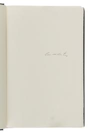 McCARTHY, Cormac (1933-2023). No Country for Old Men . New York: Alfred A. Knopf, 2005.