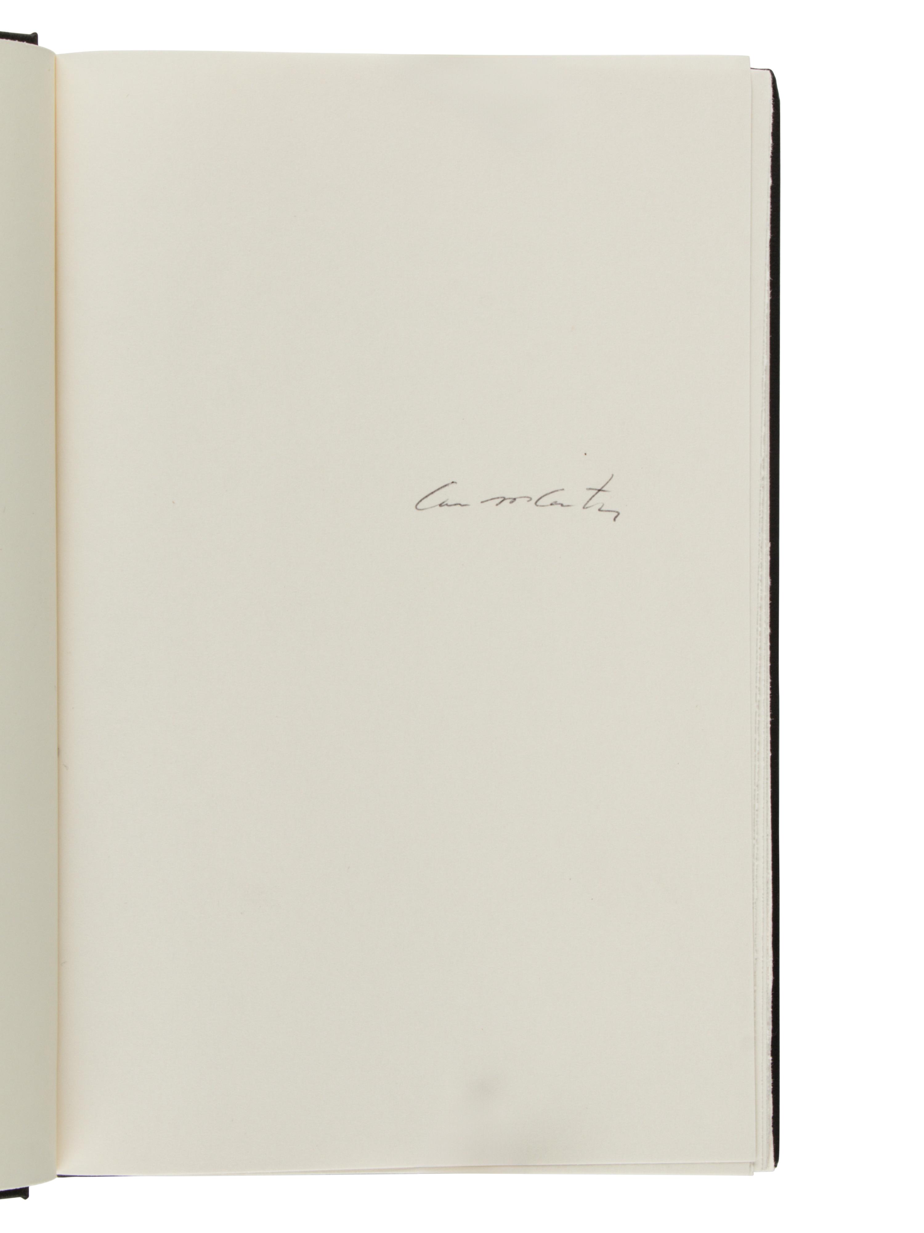 McCARTHY, Cormac (1933-2023). No Country for Old Men . New York: Alfred A. Knopf, 2005.