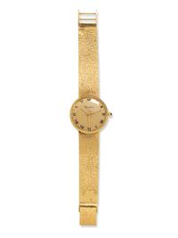 LUCIEN PICCARD, 14K YELLOW GOLD WRISTWATCH