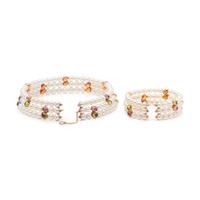 VAN CLEEF & ARPELS, CULTURED PEARL AND GEMSTONE SET