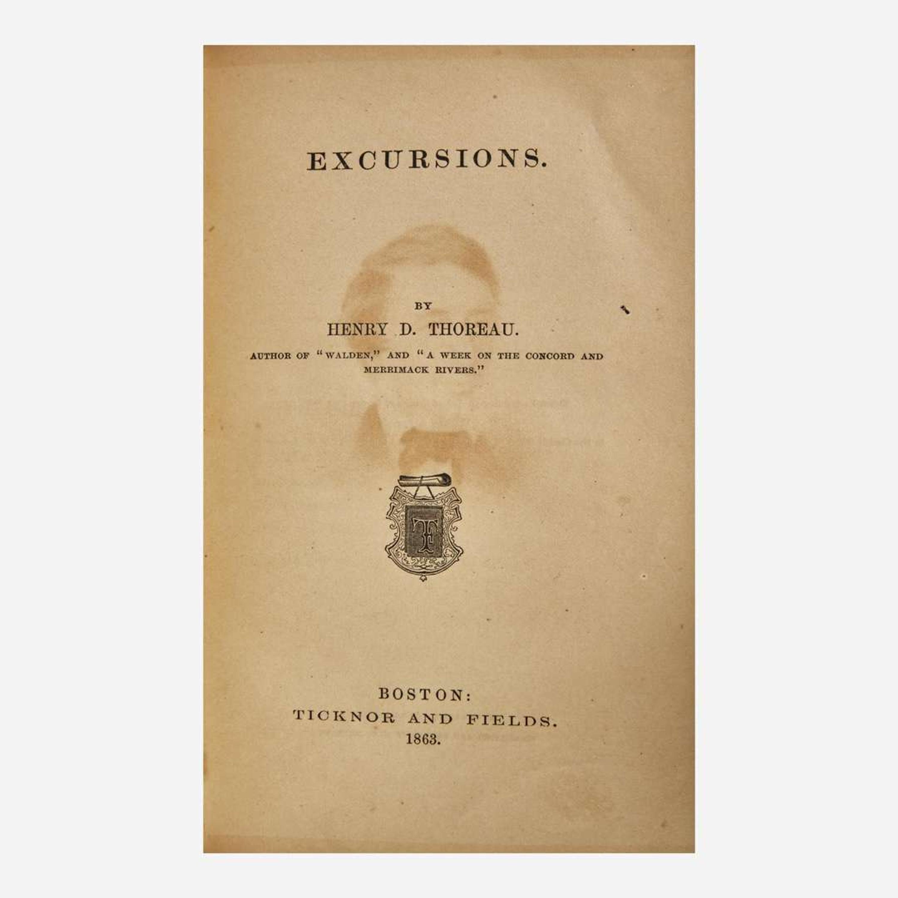 [Literature] Thoreau, Henry D. Excursions