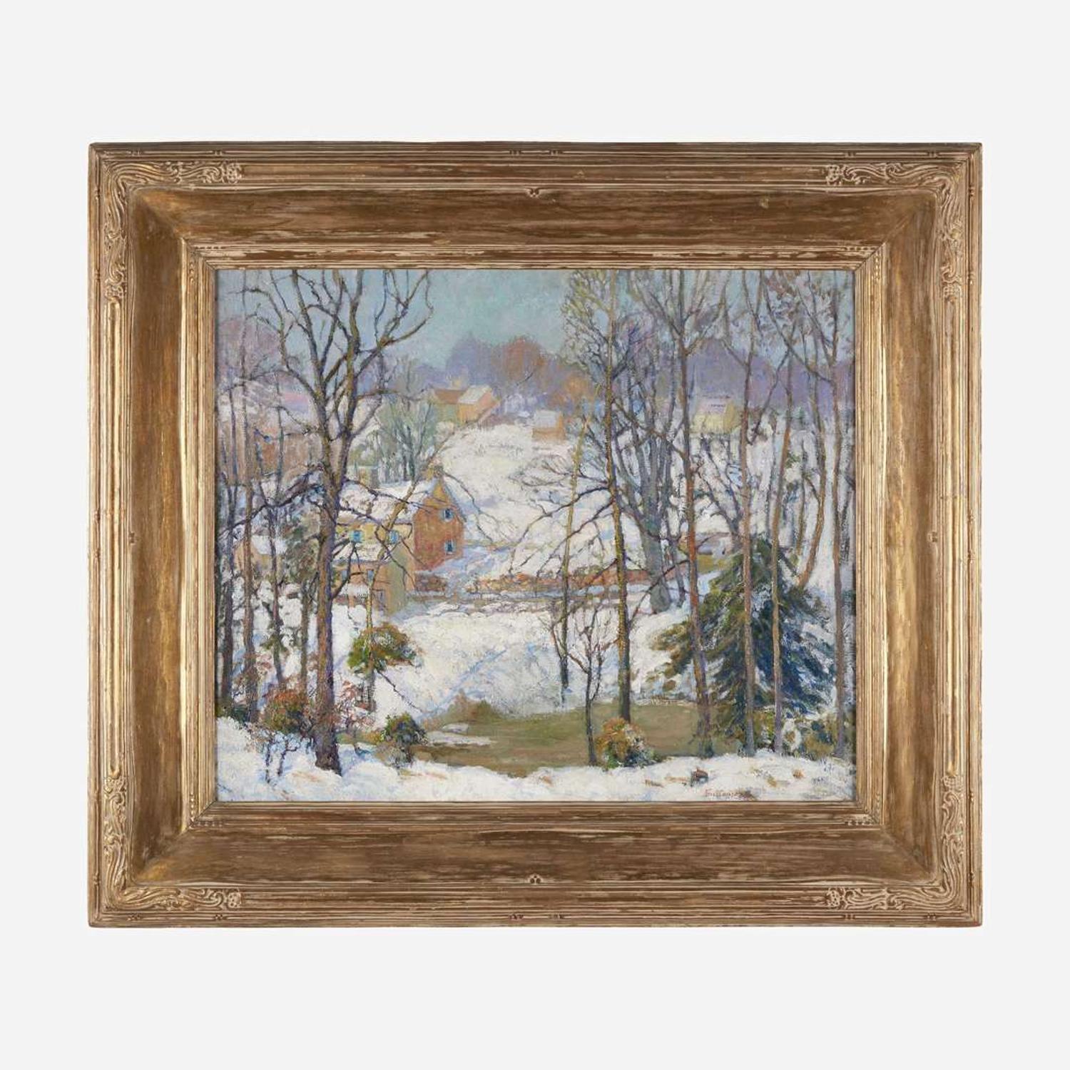 Fern Isabel Coppedge (American, 1883–1951) Village in Winter