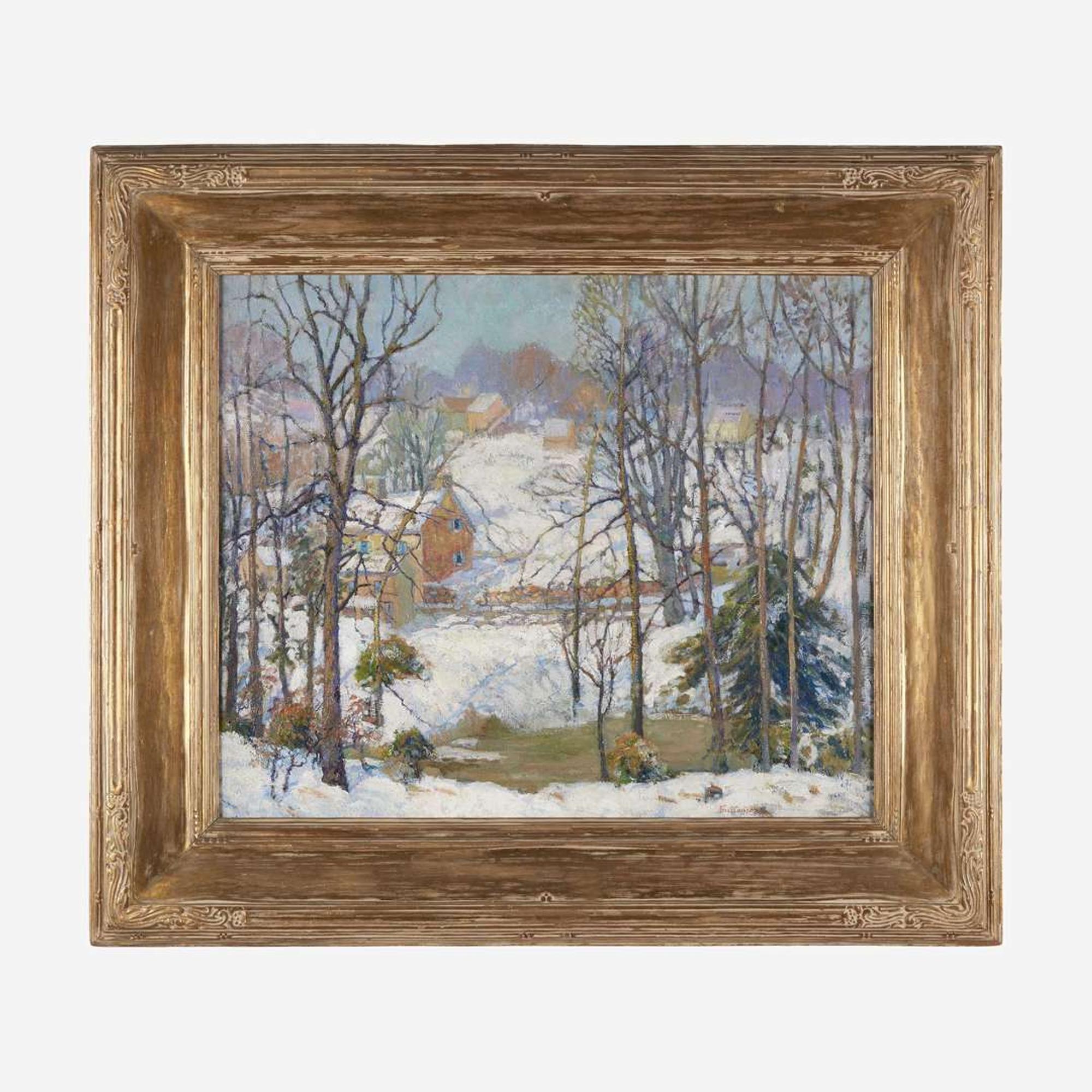 Fern Isabel Coppedge (American, 1883–1951) Village in Winter