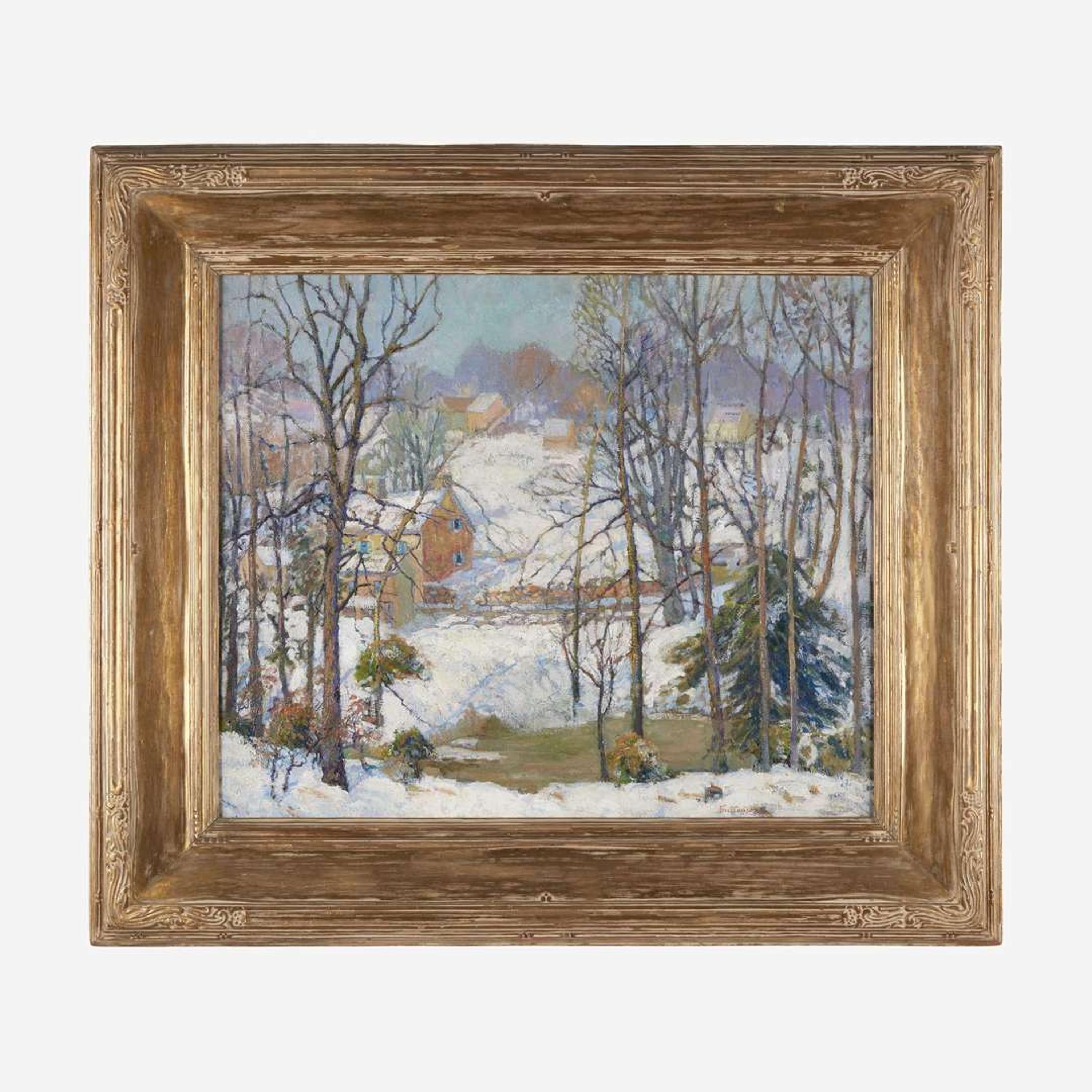 Fern Isabel Coppedge (American, 1883–1951) Village in Winter