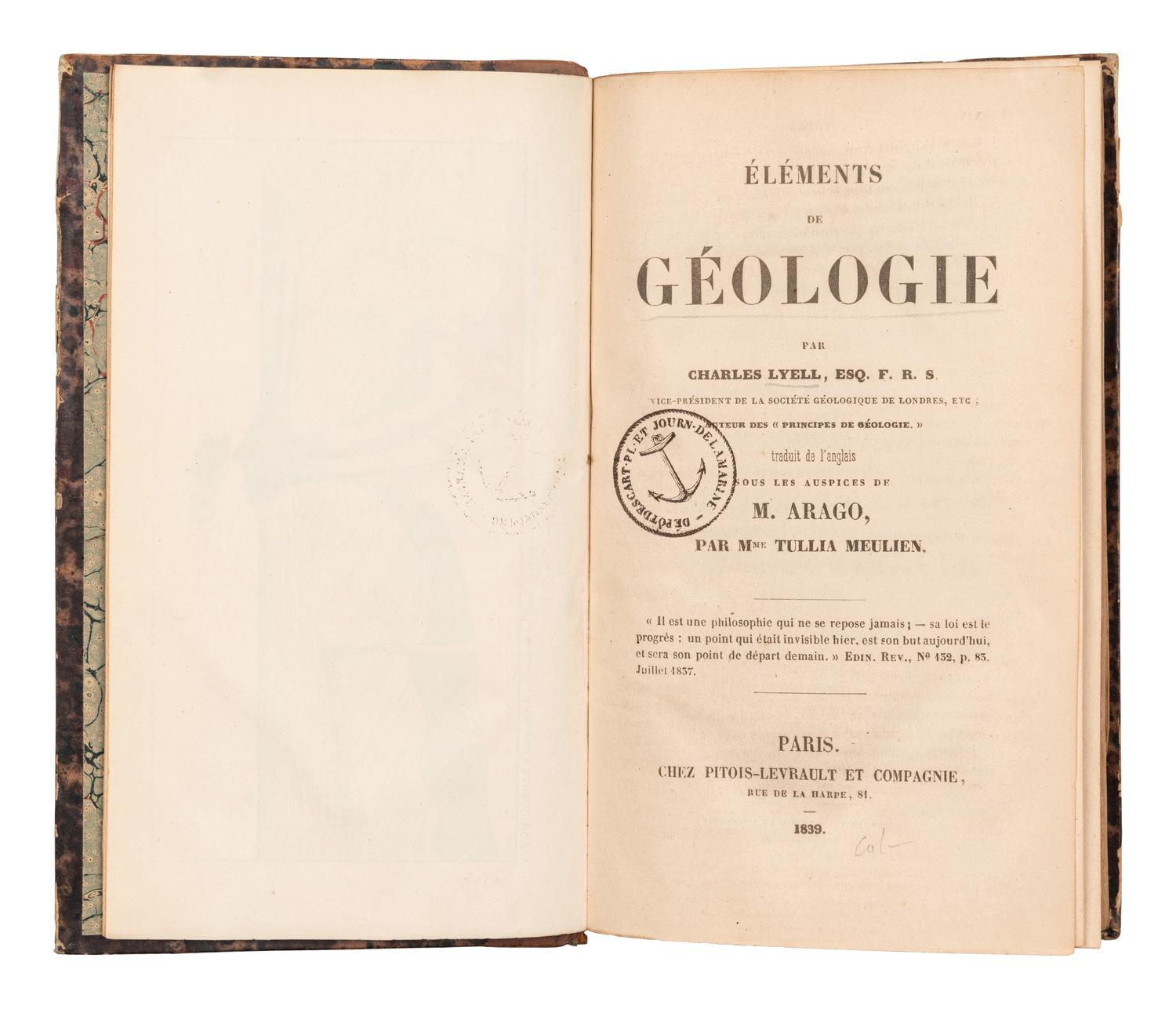 [GEOLOGY]. A group of 16 works, including: