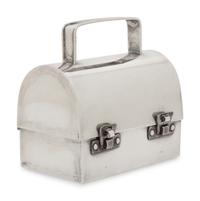 Cartier, Sterling Silver Mini Box Bag