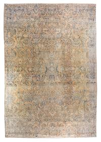A Kirman Wool Carpet 15 feet 7 inches x 14 feet.