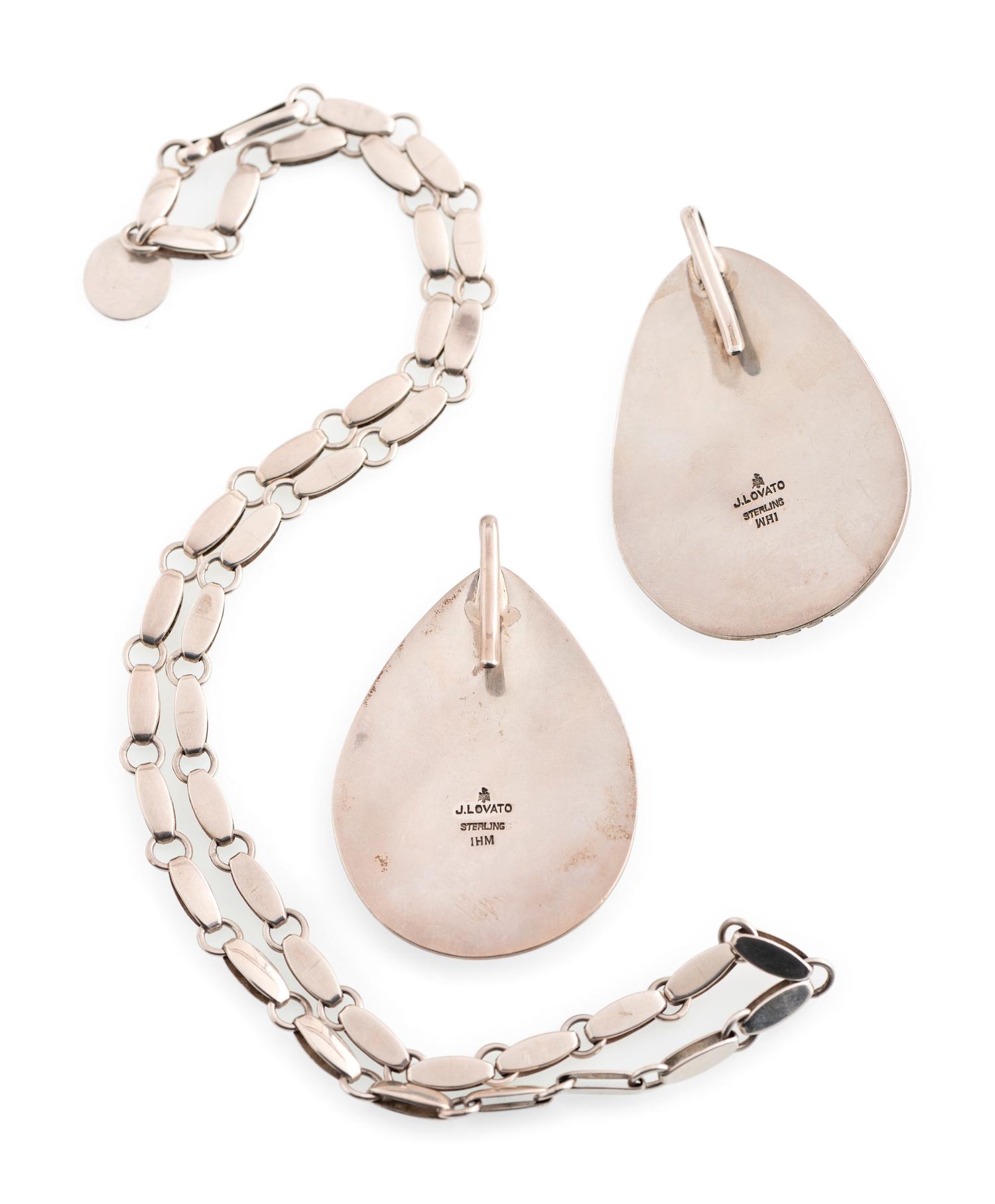 Sterling Silver Pendants AND Link Necklace