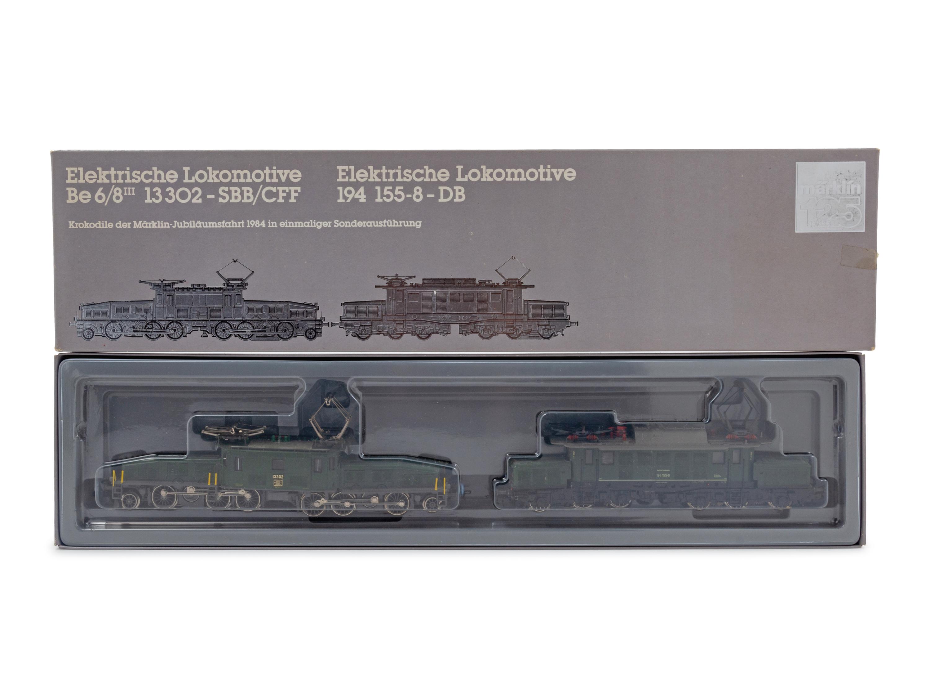 A Group of Four Factory Boxed Marklin HO-Gauge Locomotives