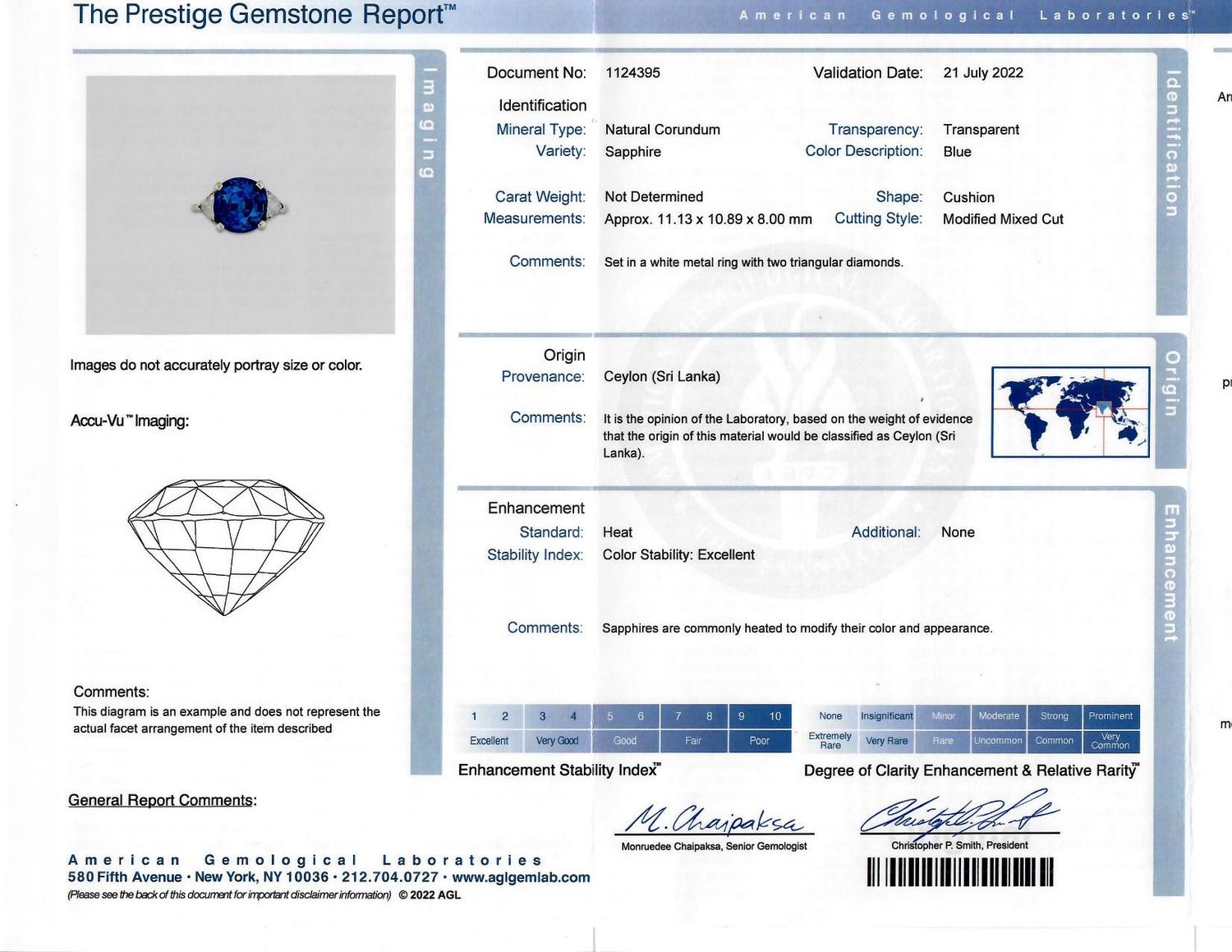 SAPPHIRE AND DIAMOND RING