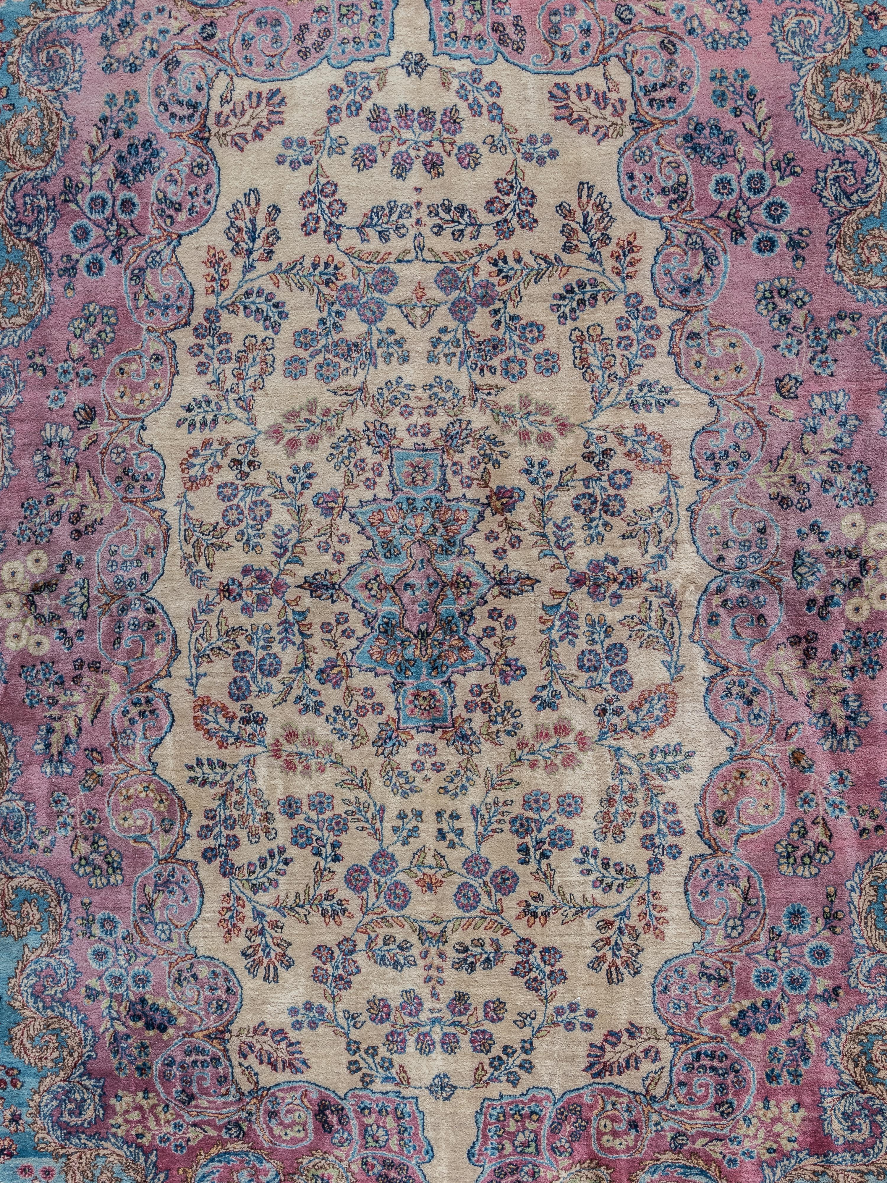 A Kirman Wool Rug