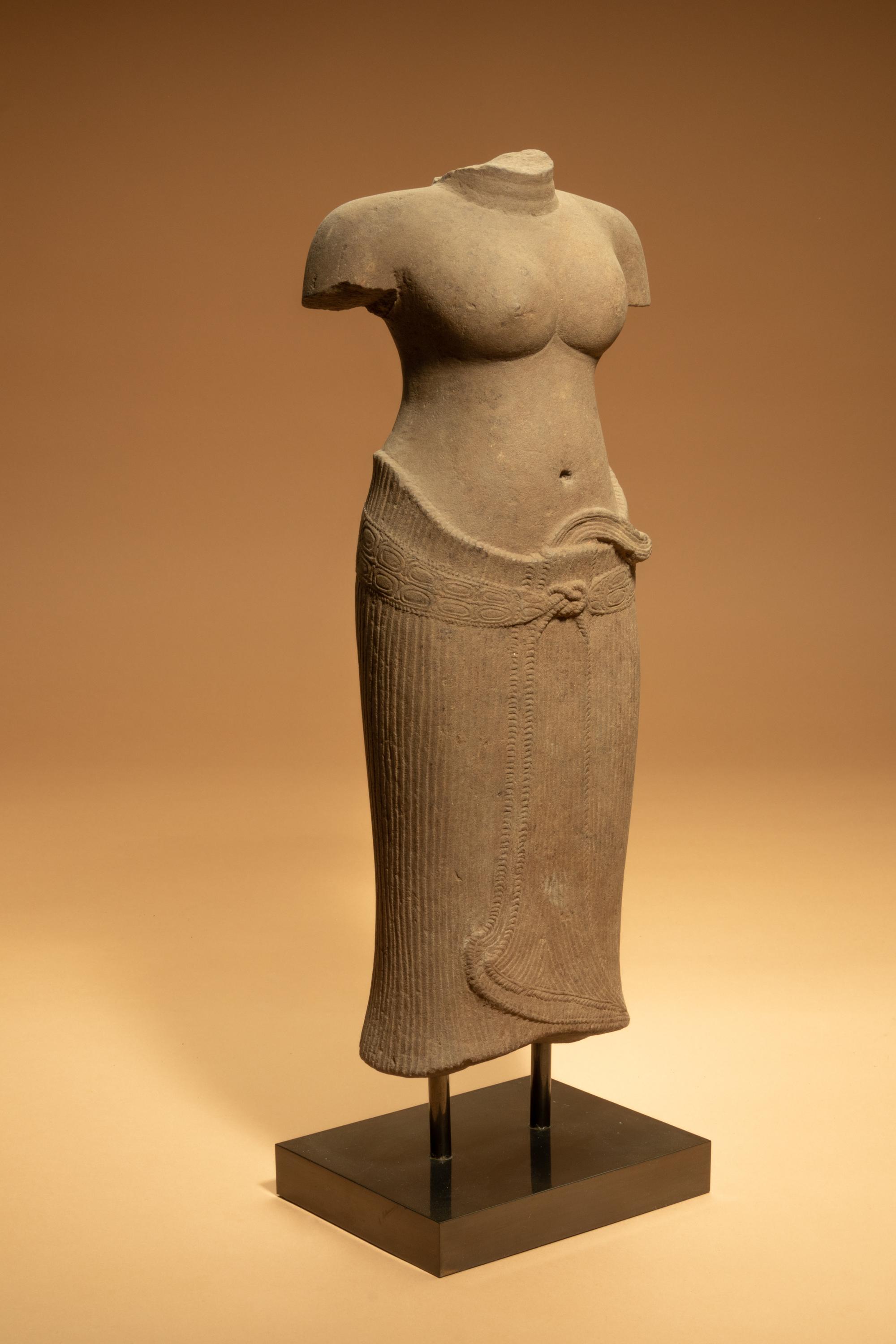 A Khmer Stone Torso