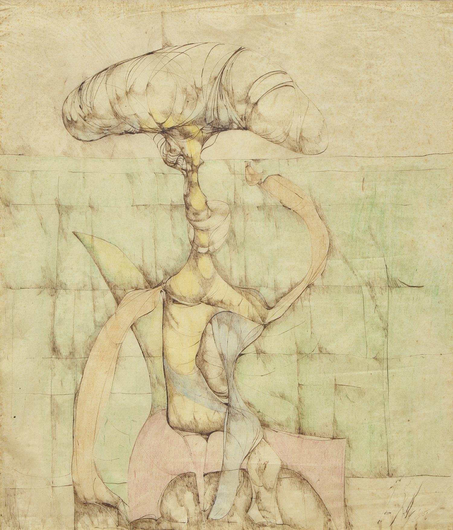 Seated Lumar Figure , 1956