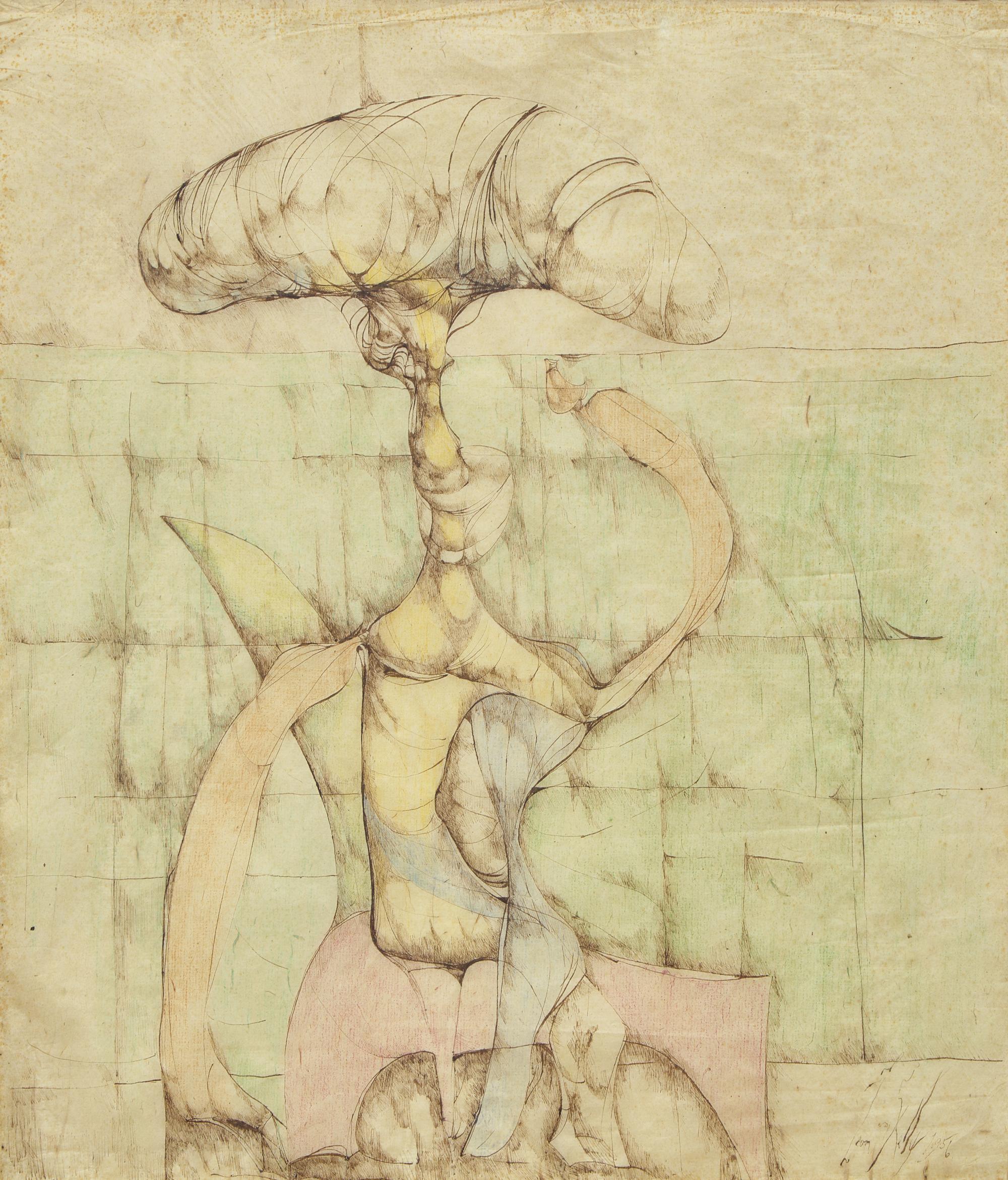 Seated Lumar Figure , 1956