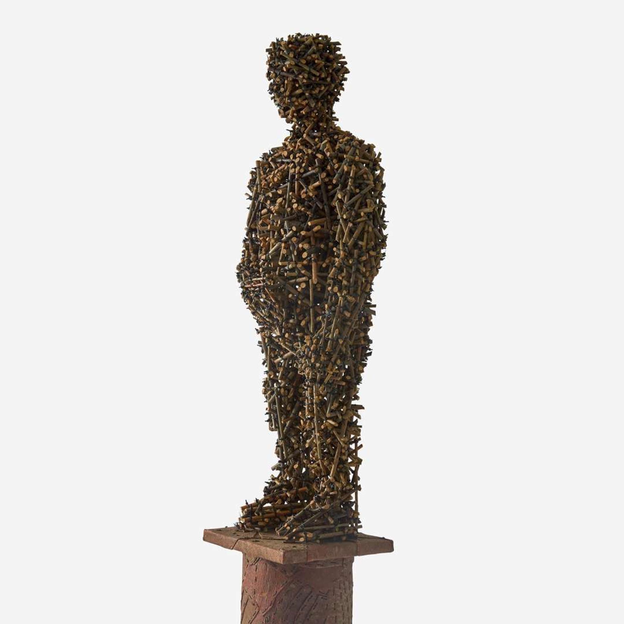 John McQueen (American, b. 1943) Figure on Stand, USA, circa 1990