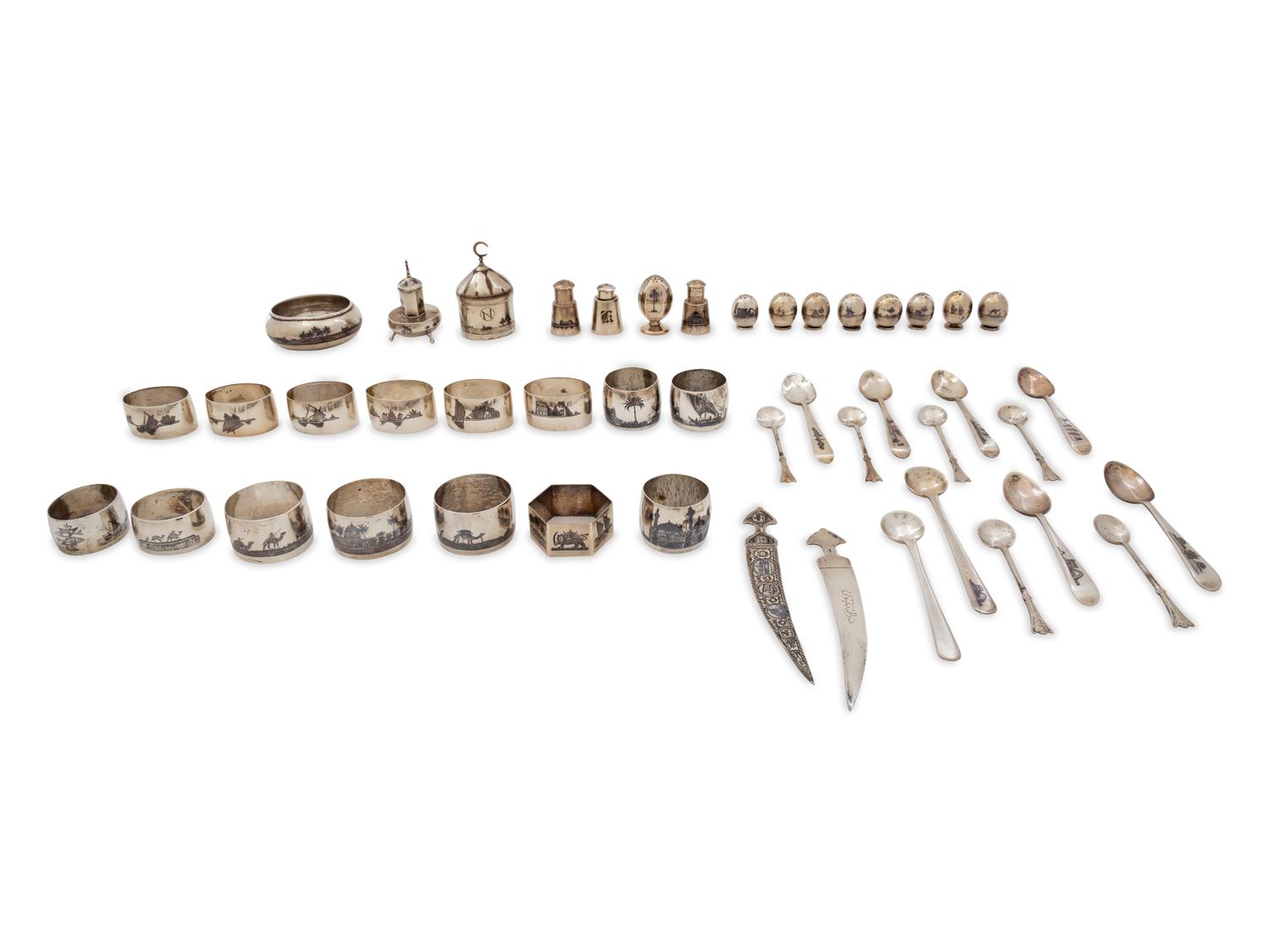 A Collection of Persian Silver Table Articles