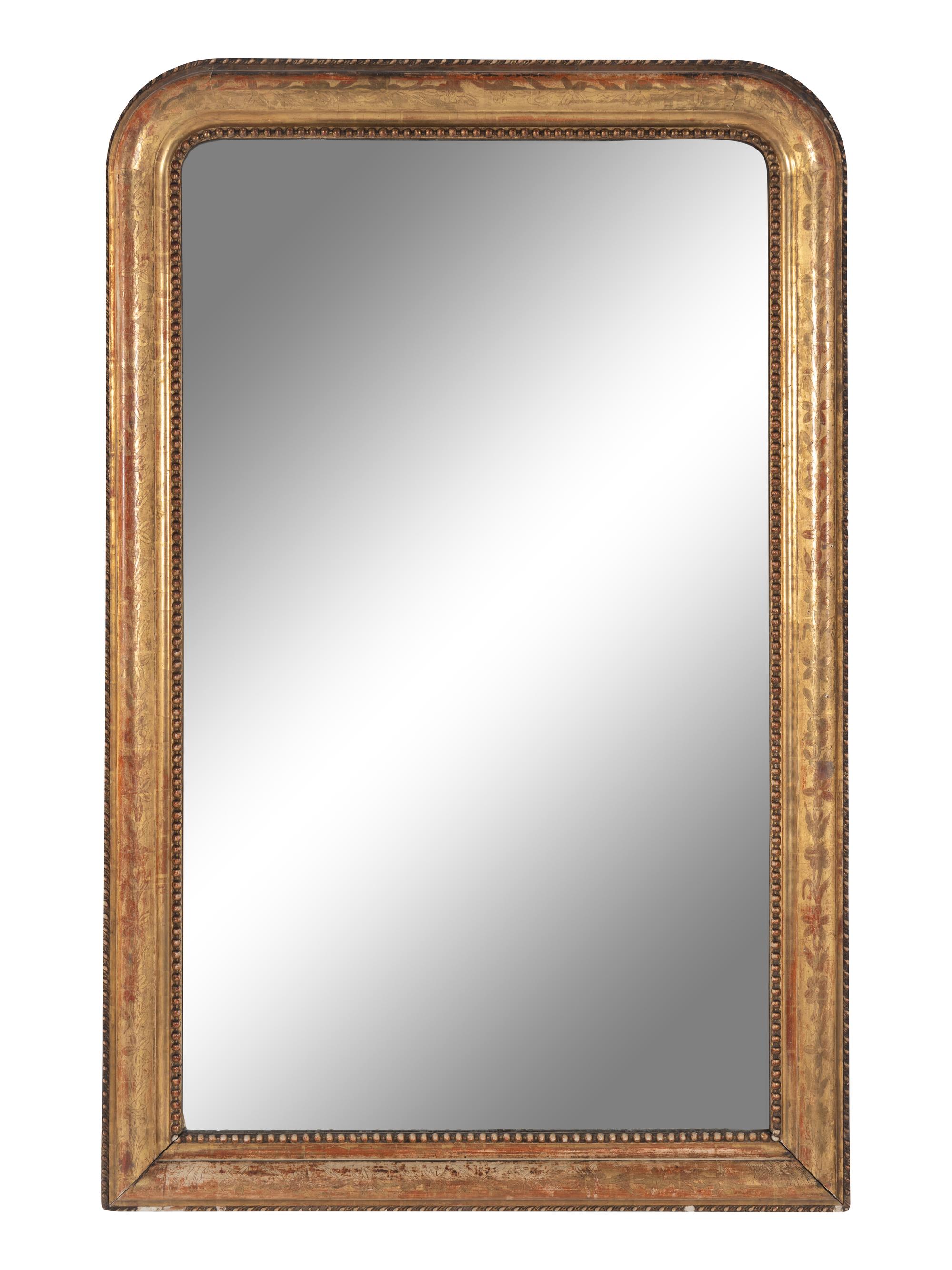 A Louis Philippe Giltwood Mirror