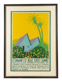 A L. Salomone Italian Travel Poster and a Tolosa Spain Travel Poster