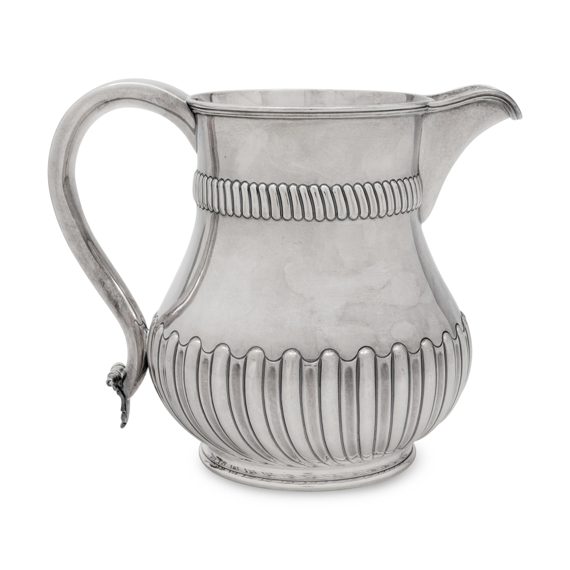 An English Silver-Plate Water Pitcher