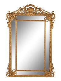 A Régence Style Giltwood Mirror