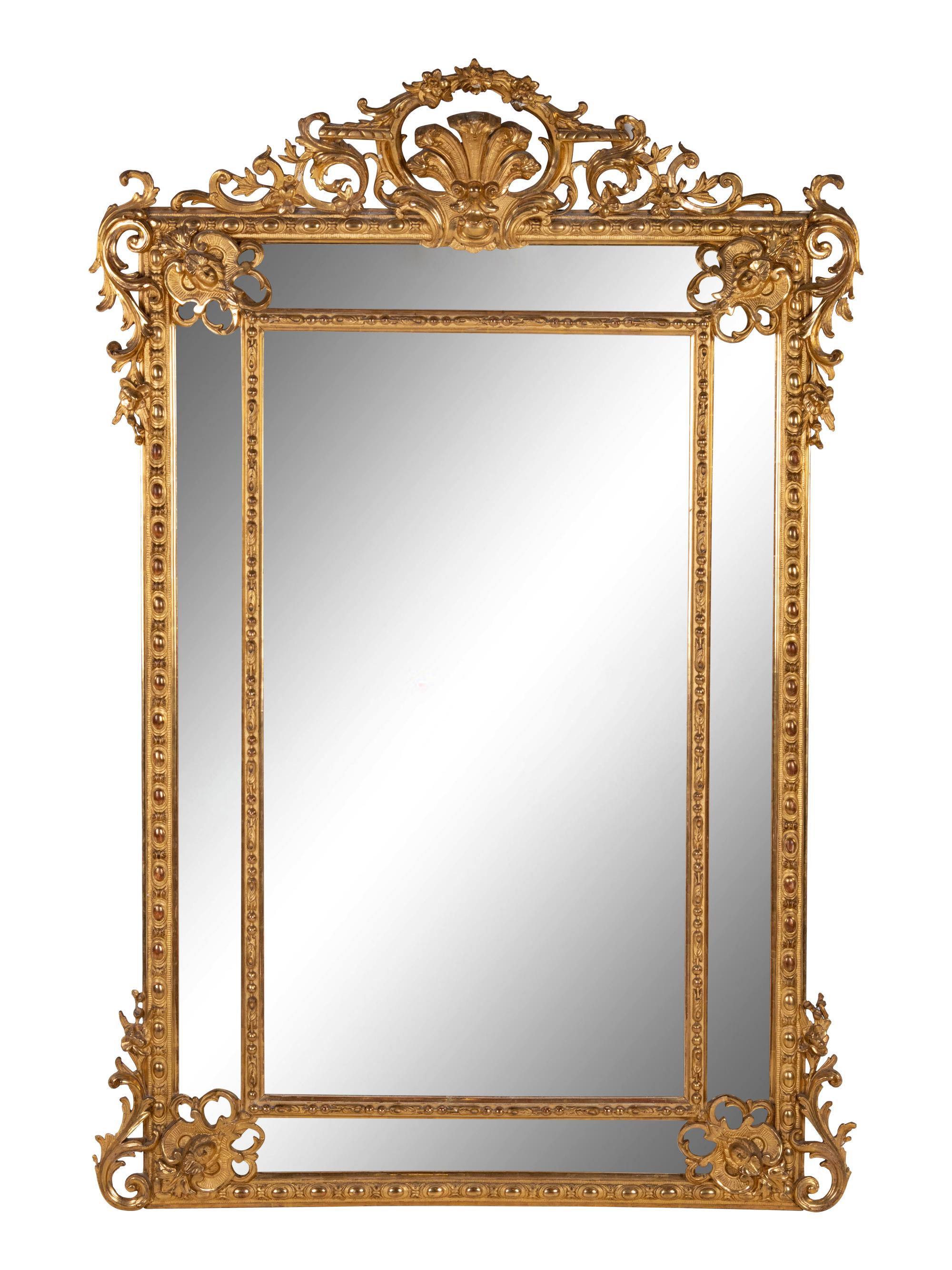 A Régence Style Giltwood Mirror