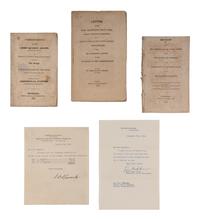 [AMERICAN POLITICS]. A group of approximately 13 works, primarily related to the executive branch, including: