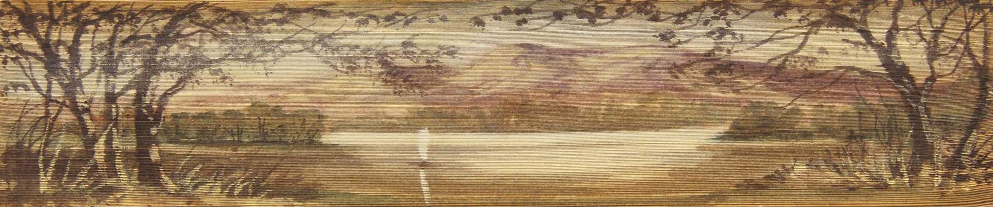 [Fore-edge Painting] Wordsworth, William: The Poetical Works