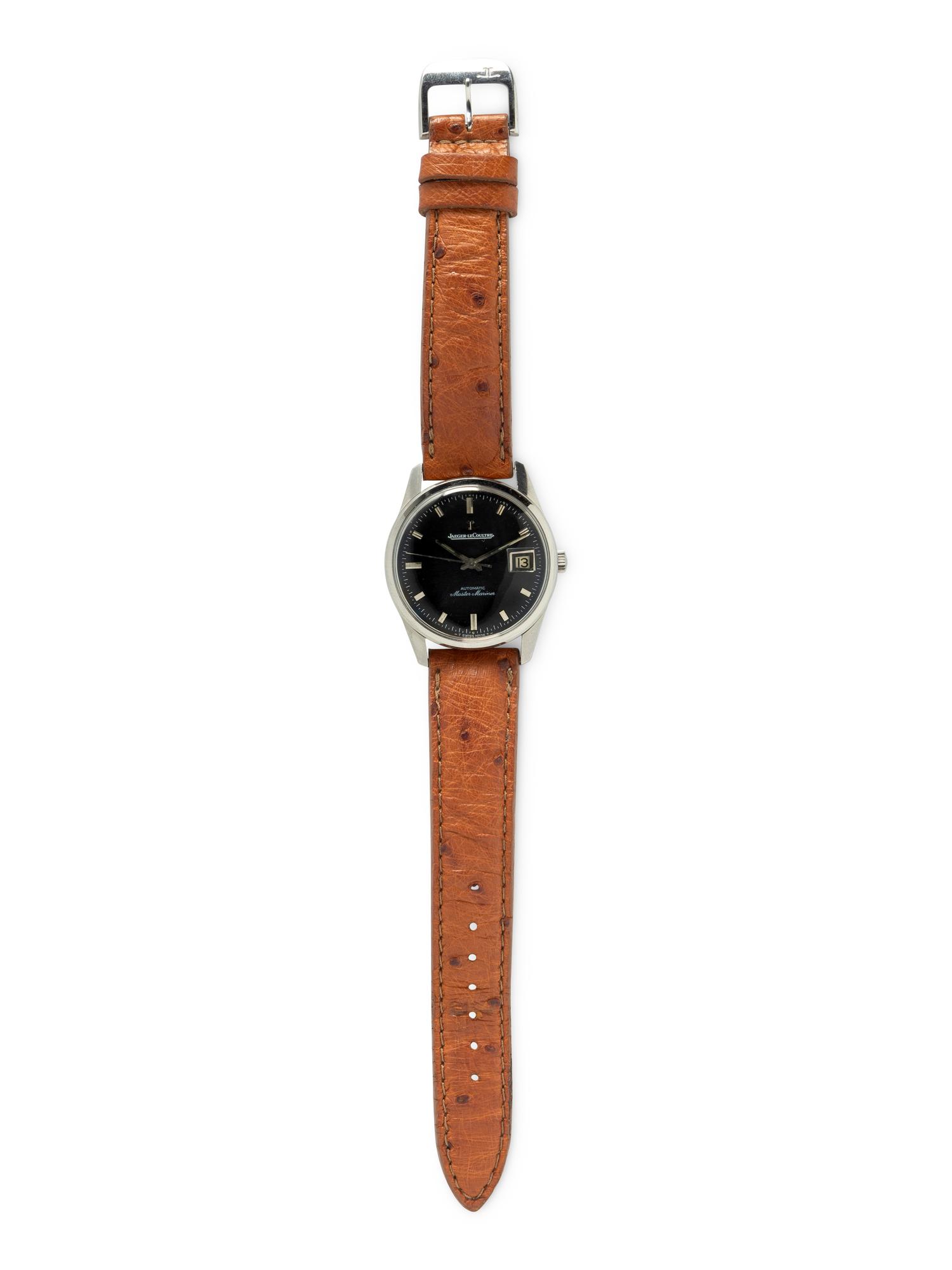 JAEGER-LECOULTRE, REF. E557/1 STAINLESS STEEL 'MASTER MARINER' DATE WATCH WITH JLC BUCKLE