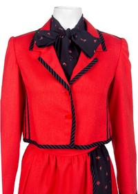 One Bill Blass Dress and Jacket, One Galanos Skirt Suit, and One Koos Ven den Akker Skirt Suit, 1970s-1980s — Sold to benefit the Art Acquisition Fund at the Indianapolis Museum of Art at Newfield.