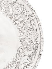 An S. Kirk and Son Repousse Silver Platter