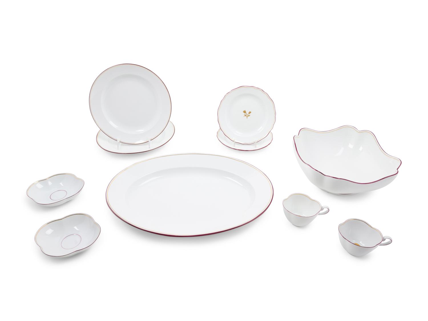 A Meissen Porcelain Luncheon Service