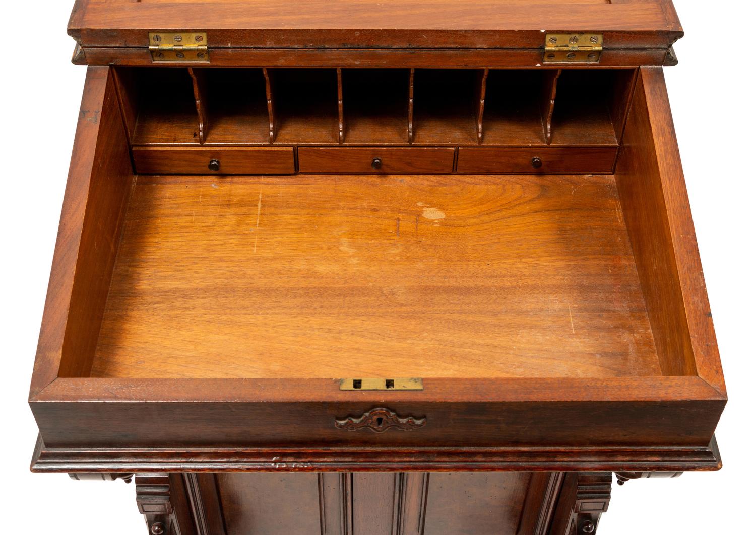 A Victorian Davenport Writing Desk