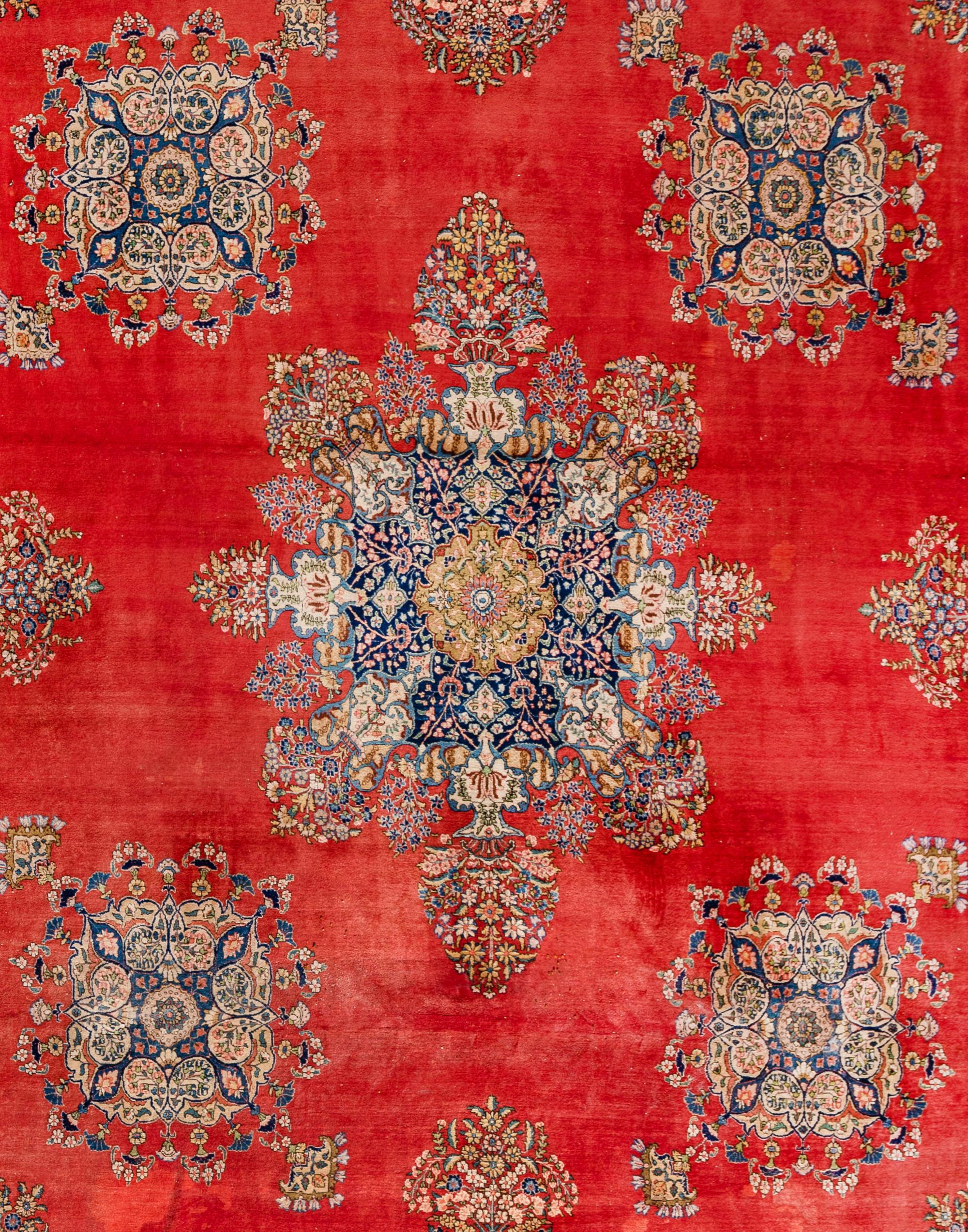 A Sarouk Wool Rug