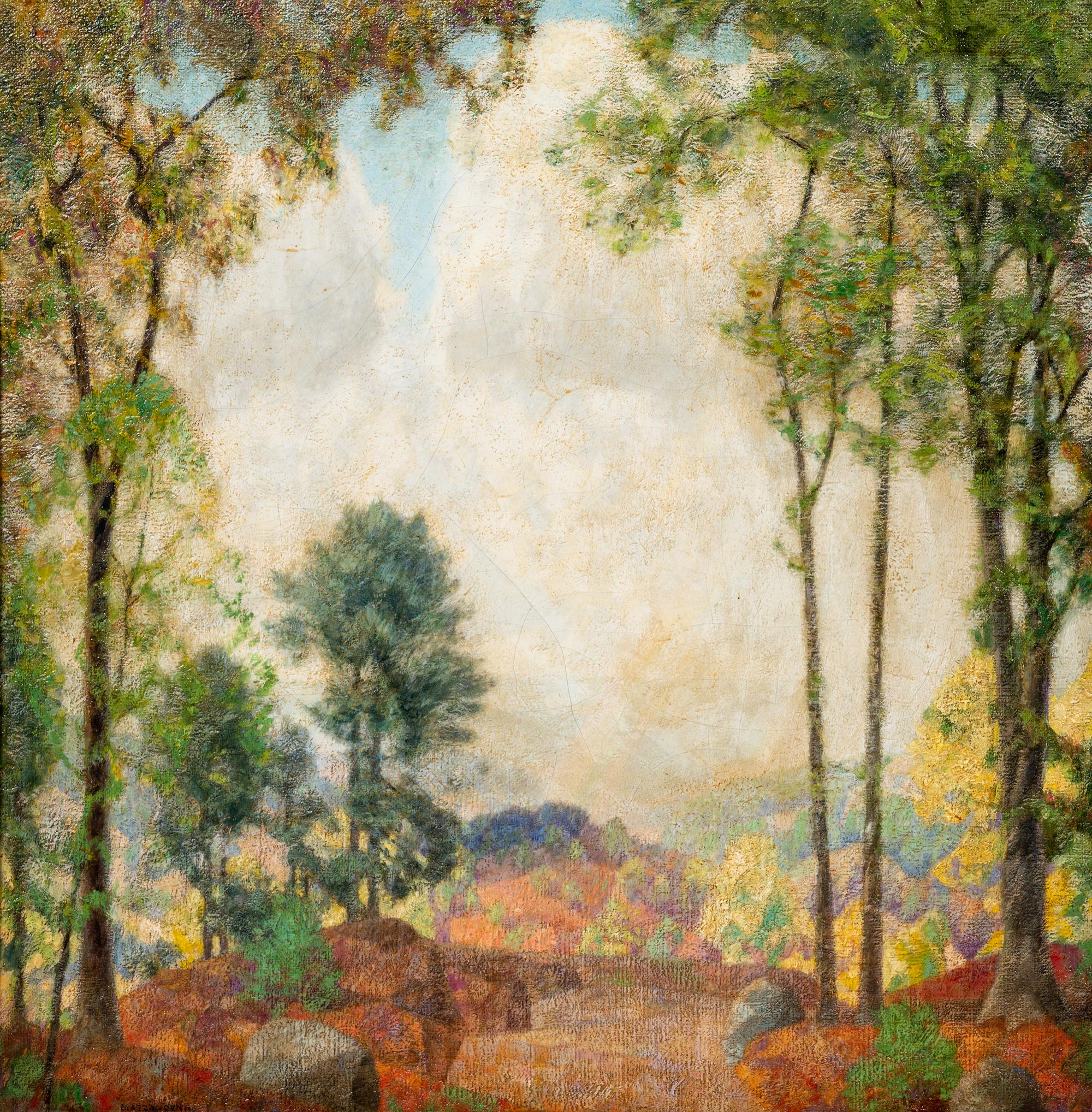 Landscape with Trees and Hills