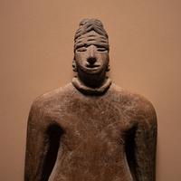 A Colima Standing Female Figure